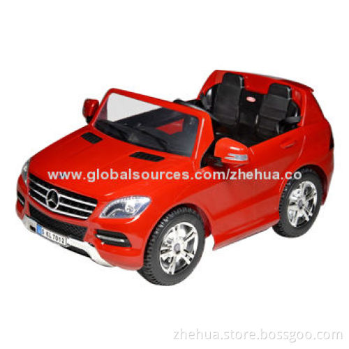 Children's 6V Ride on Mercedes-Benz Electric RC ride-on car with LED lamps, horn sound and MP3